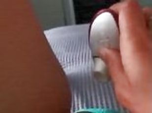 Intense Orgasm Womanized My Clit While Husband Is Cooking Dinner ????