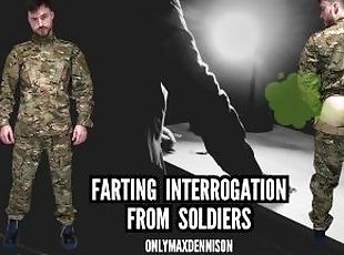 Farting interrogation from soldier