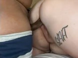 orgazam, amaterski, veliki-kurac, međurasno, tetovaže, kurac, grub
