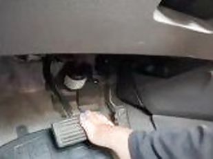 Barefoot Driving - Running errands (full video on OF)