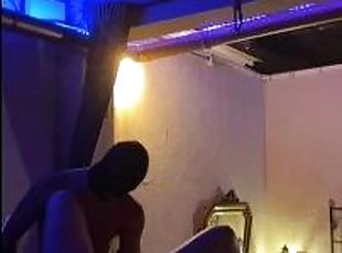 Cum control of a slave in BCN studio "The Wicked Place