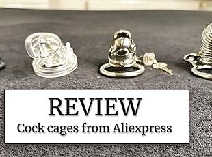 Review of 4 cock cages from Aliexpress  Chastity cage review