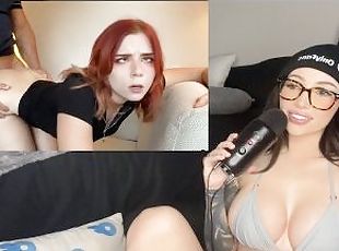 Sweetie Fox, Porn ASMR Reaction, Red Head Slut Gets Fucked By A Stranger - Amateur Willow Harper!